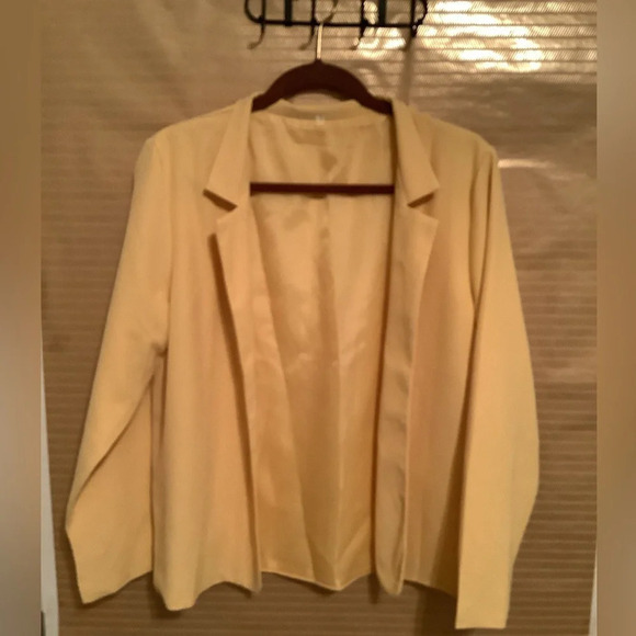 Jackets & Blazers - ~YELLOW BLAZER~2025 FASHION COLOR~LINED~LG